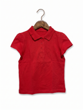 George Toddler Girls Scalloped Collar Polo Shirt - Size 3-4 Years AB1