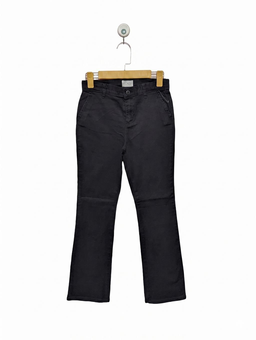 The Children's Place Girls Black Bootcut Uniform Dress Pants - Size 14S Estimated Age 11-13 Years AB1