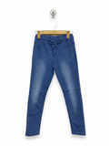 Y.F.K. Kids Blue Wash Denim Jeggings / Elastic Waist Jeans - Size 146/152 (Estimated Age 11-12 Years) AB1