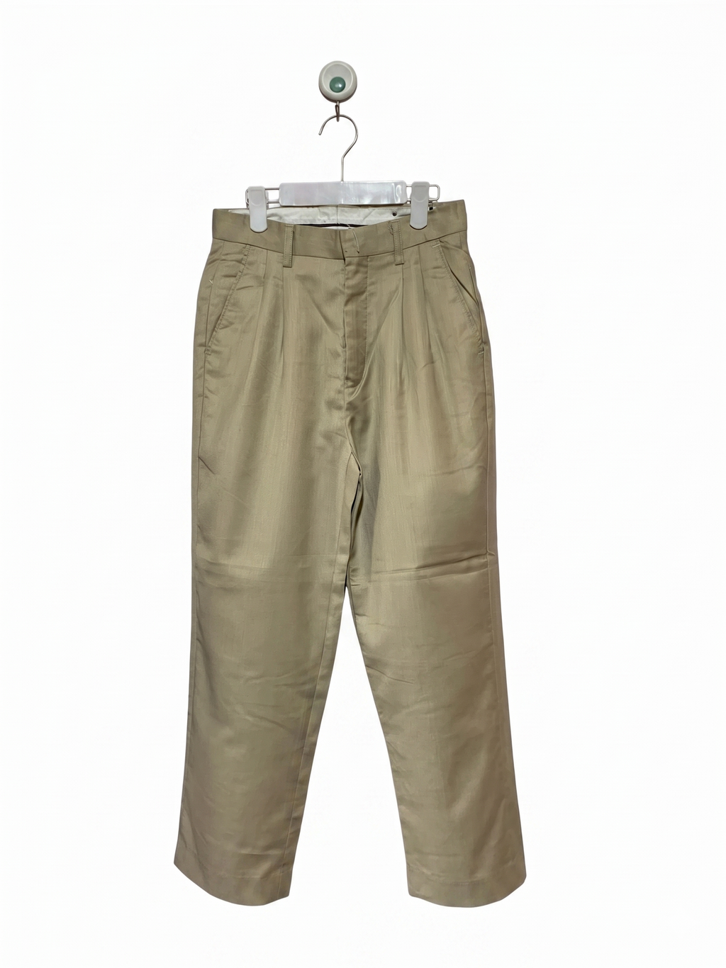 Vittorino Boys Sand Khaki Pleated Dress Pants - Size 8 AB1