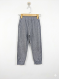 Uniqlo Unisex Boys Girls Heather Grey Ultra Stretch Jogger Pants - Size 130 Estimated Age 7-8 Years AB1