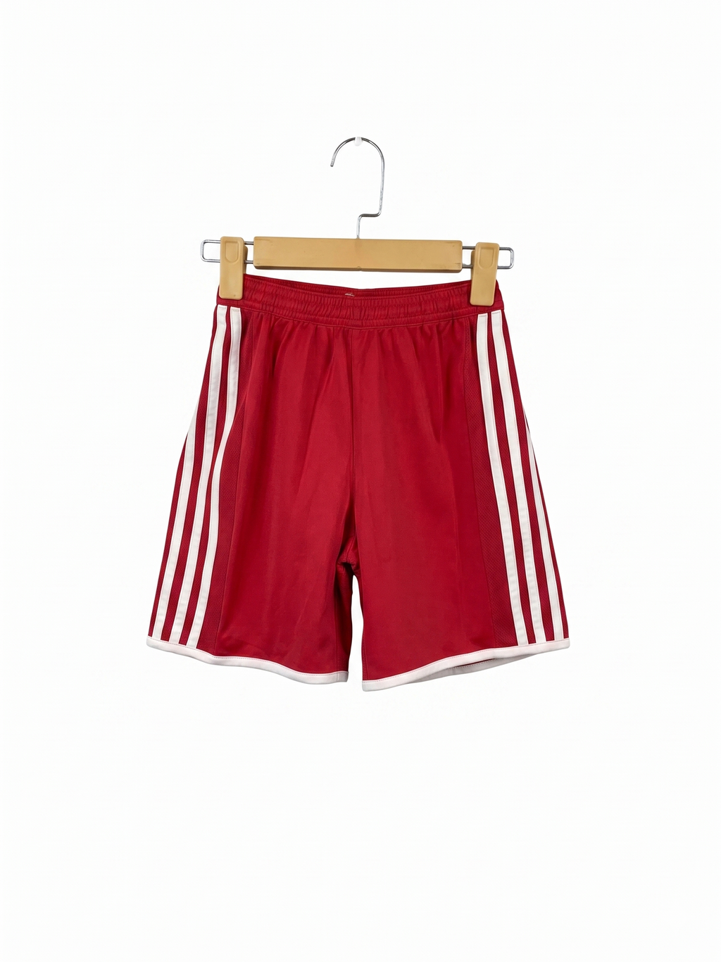 Adidas Boys Vibrant Red ClimaCool Athletic Shorts - Size Estimated Age 9-10Y AB1