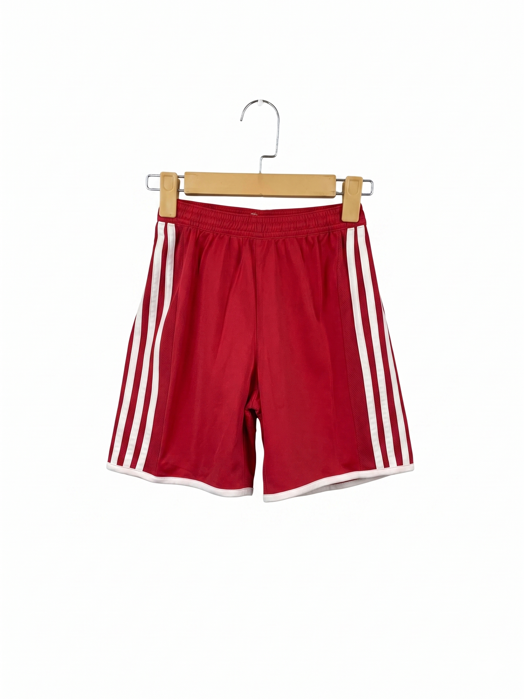 Adidas Boys Vibrant Red ClimaCool Athletic Shorts - Size Estimated Age 9-10Y AB1