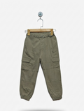 TopTen Kids Boys Khaki Cargo Jogger Pants - Size 120 (Estimated Age 6-7 Years) AB2