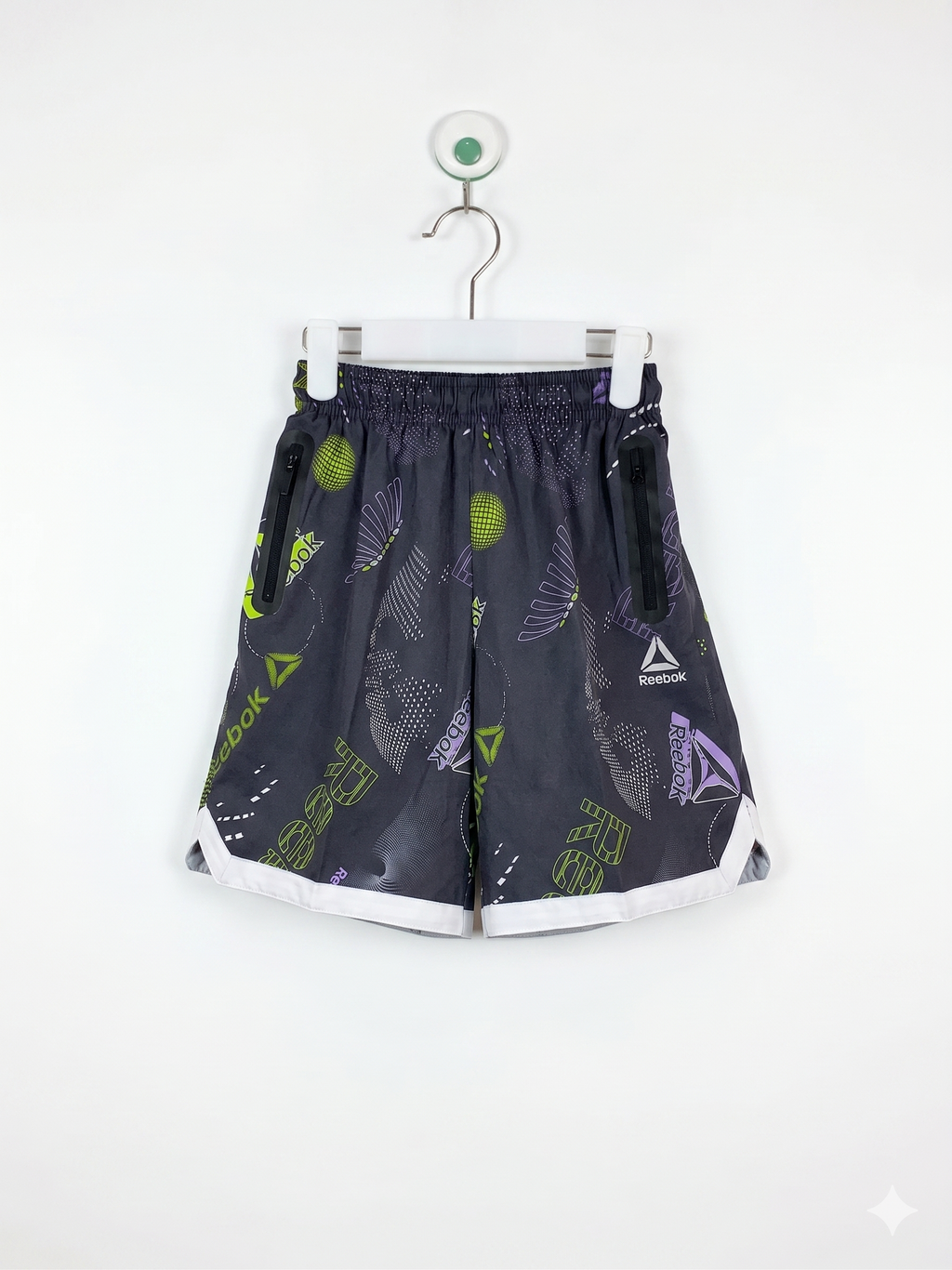 Reebok Boys Active Graphics Performance Training Shorts - Size 6/7 AB1