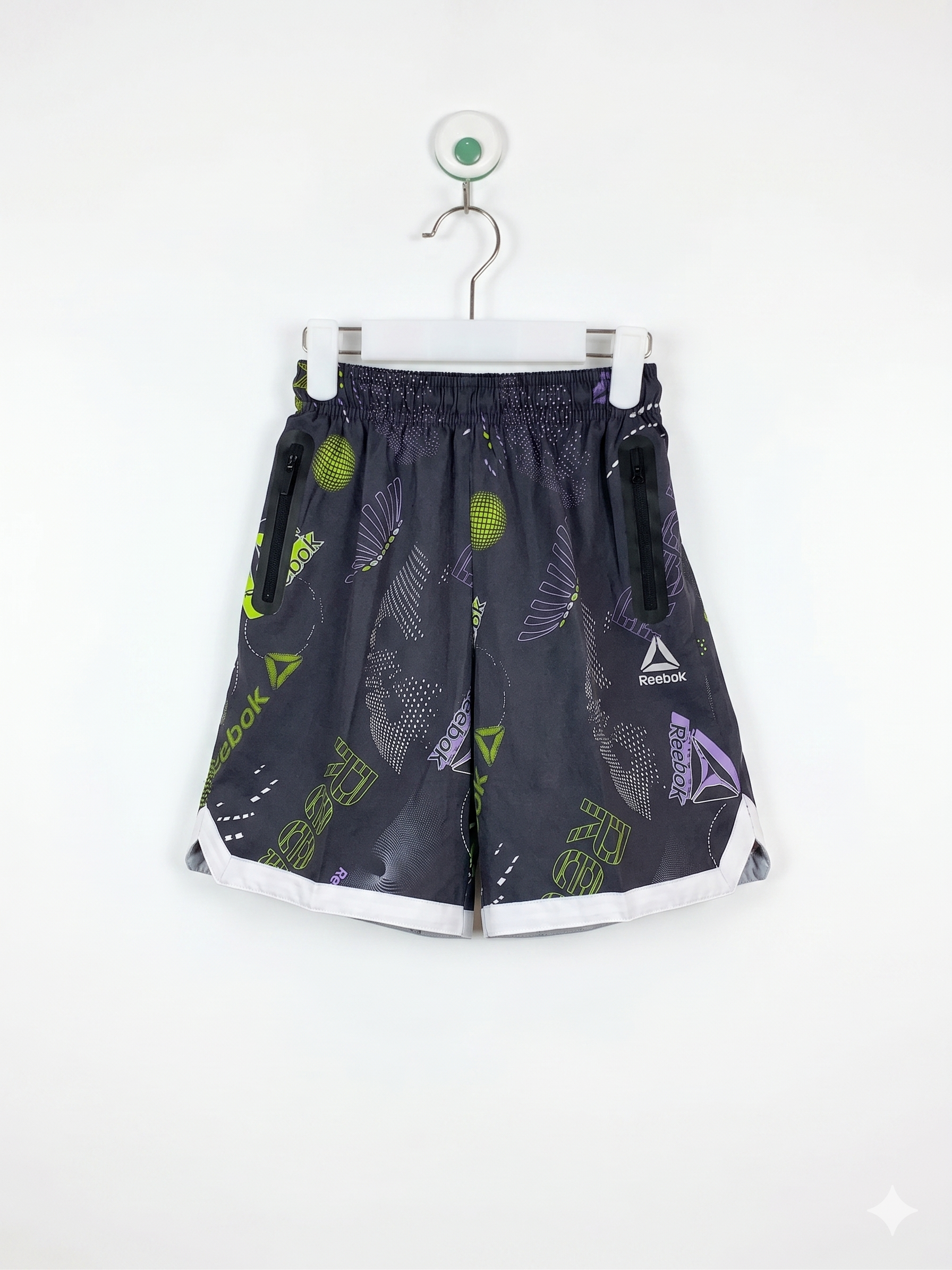 Reebok Boys Active Graphics Performance Training Shorts - Size 6/7 AB1