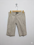 AMISU Girls Casual Beige Knee-Length Shorts - Size 34 (Estimated Age 14-16) AB1