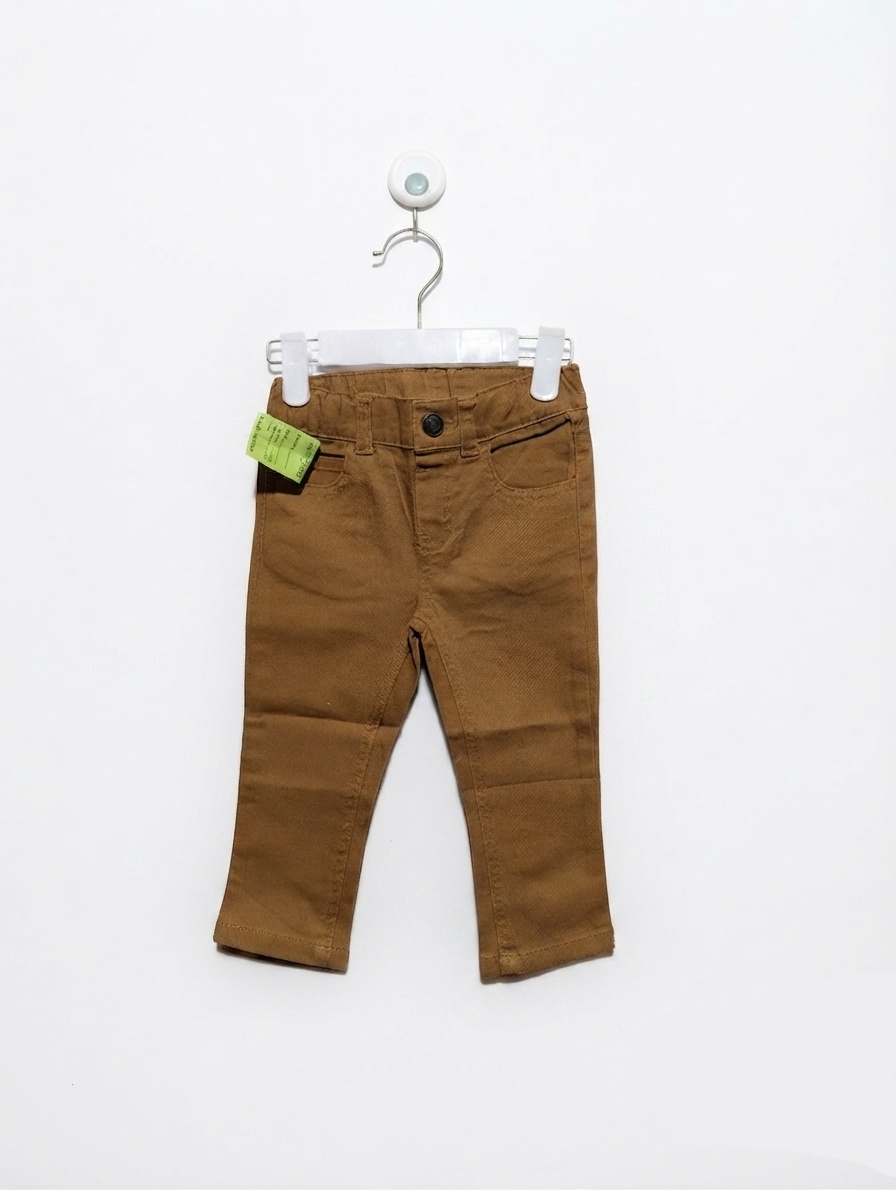 Garanimals Boys Dark Khaki Casual Pants - Size Estimated Age 18M AB2