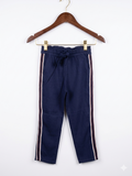 H&M Kids Navy Blue Sporty Side-Stripe Trousers - Size 3-4 Years (EUR 104) AB1