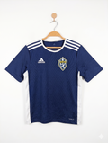 Adidas Boys Blue Climalite "Jericho" Soccer Jersey - Size L (Estimated Age 13-14 Years) AB1