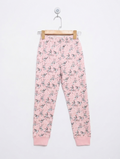 M&Co Girls Pastel Pink "Bambi" Character Print Leggings - Size 6-7 Years Estimated Age 6-7 Years AB2
