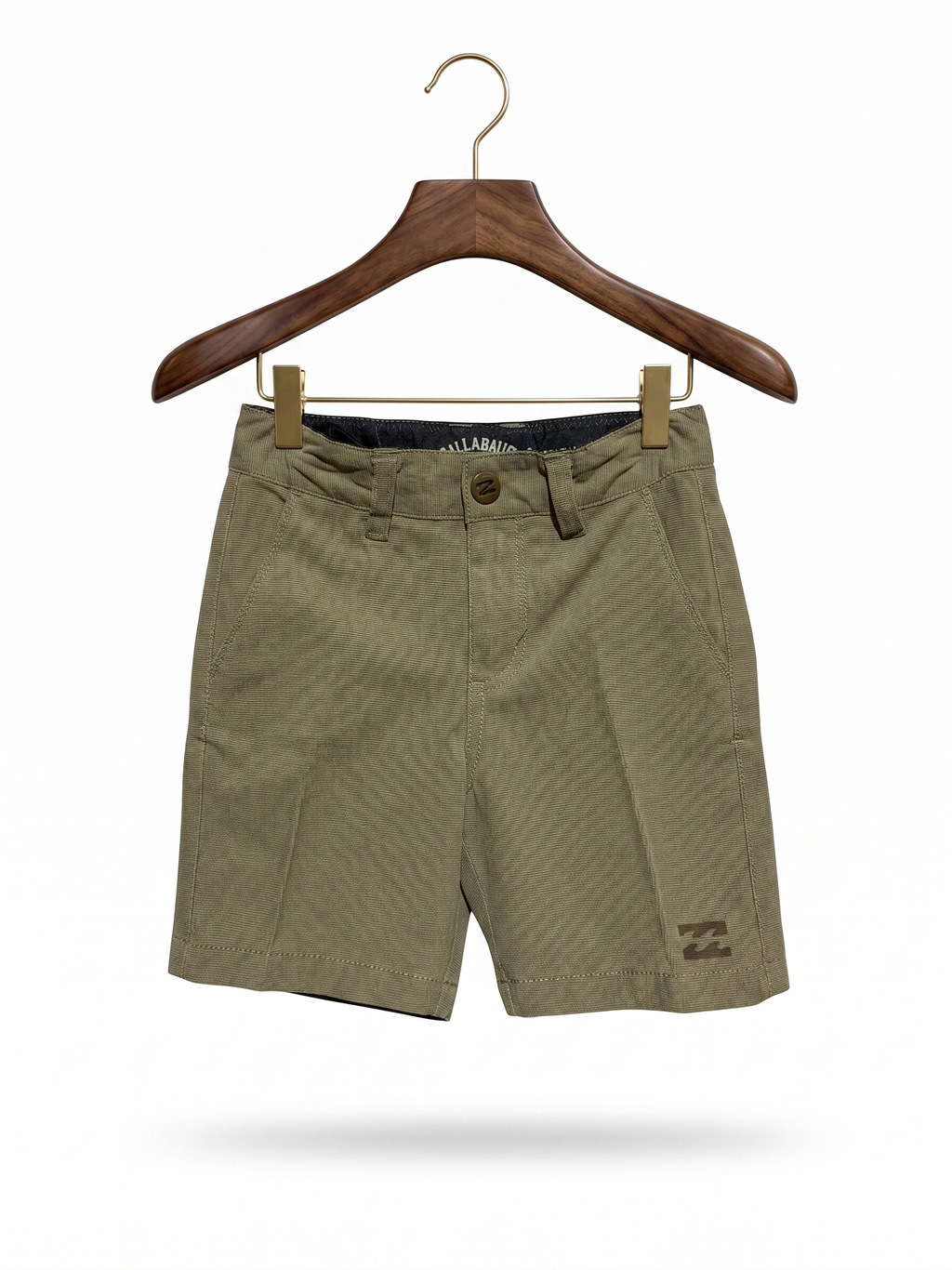 Billabong New Order Boys Khaki Chino Hybrid Shorts - Size 3T AB1