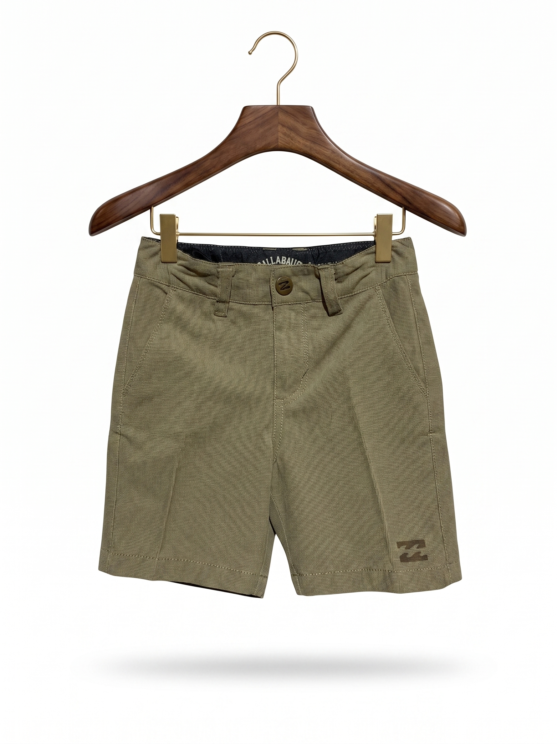 Billabong New Order Boys Khaki Chino Hybrid Shorts - Size 3T AB1