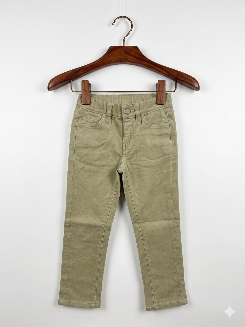 UNIQLO Kids XS Beige Stretch Twill Pants - 3 to 4 Years AB1