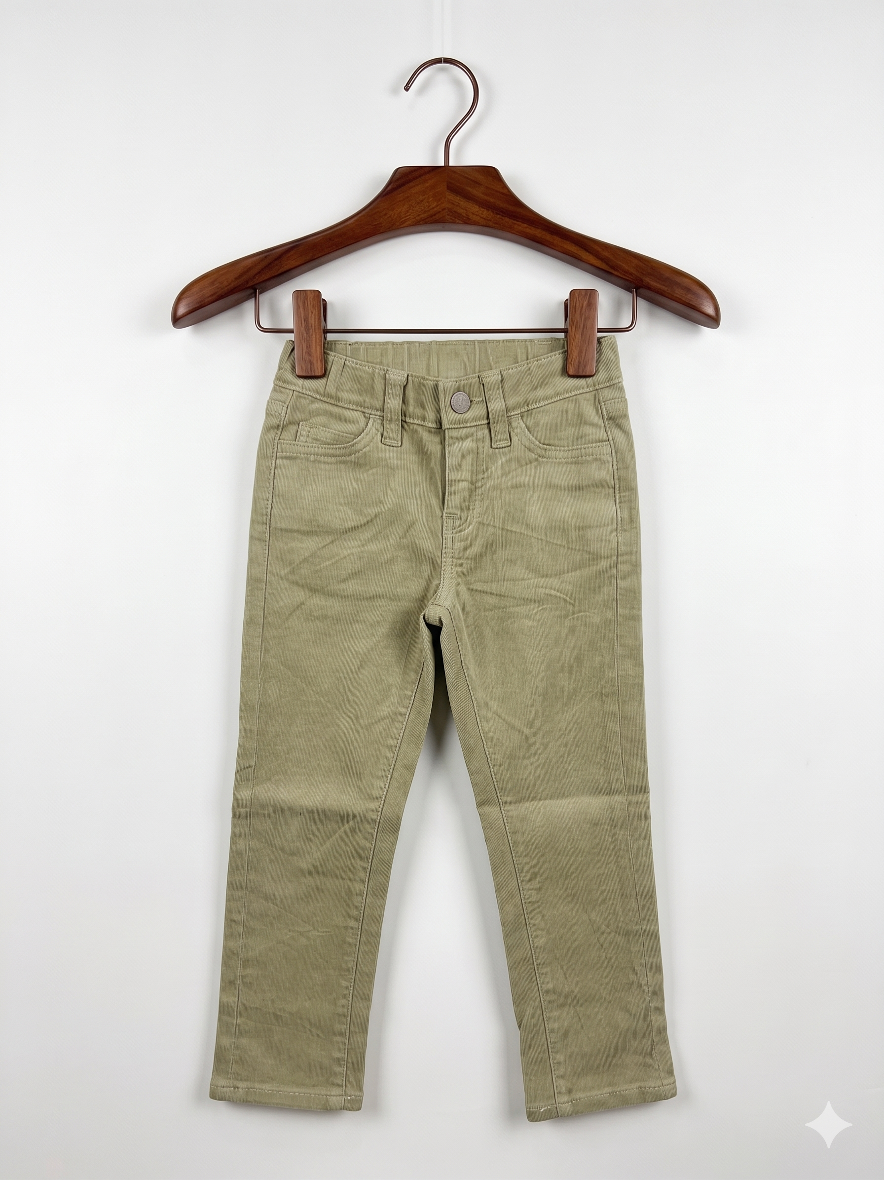 UNIQLO Kids XS Beige Stretch Twill Pants - 3 to 4 Years AB1