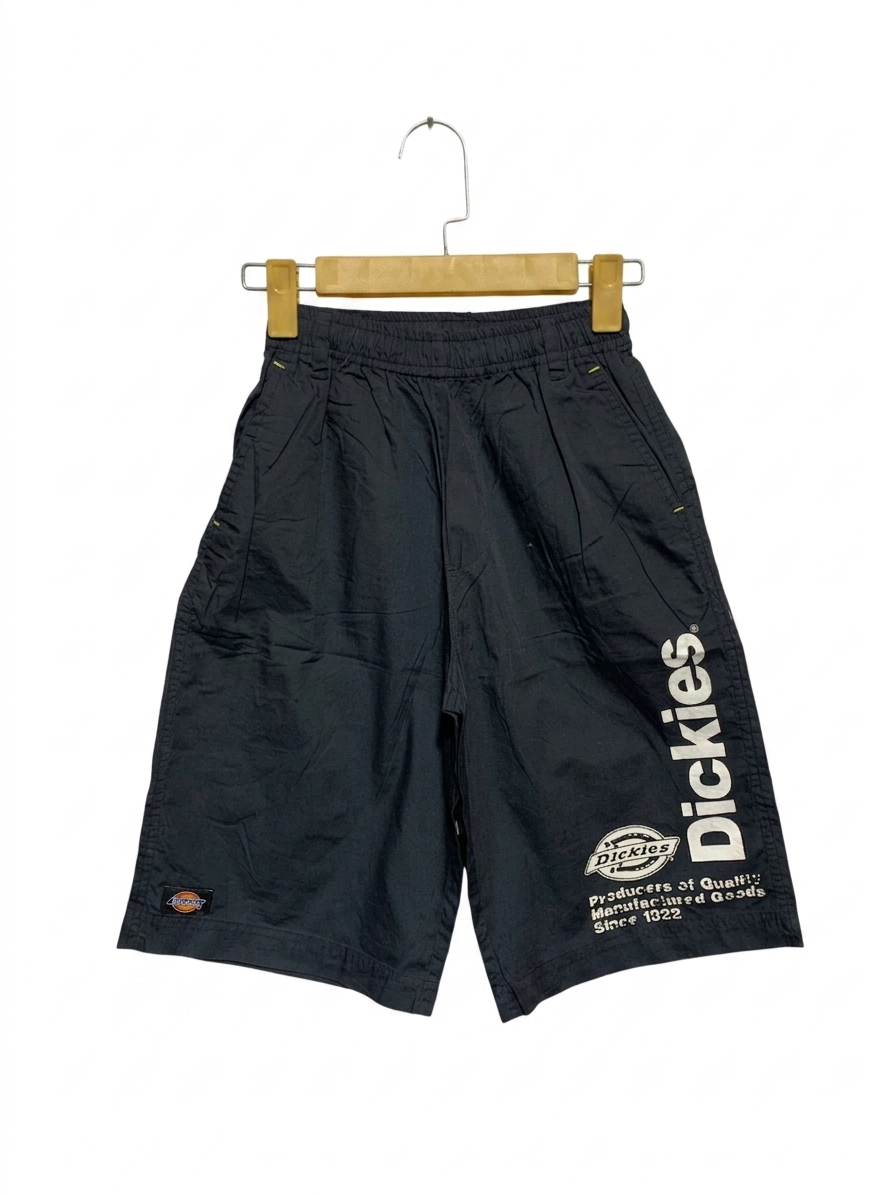 Dickies Boys' Heritage Graphic Black Cargo Shorts - Size 150 (Estimated Age 11-12Y) AB1