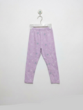 Disney Frozen Girls Purple "Snowflake Print" Leggings - Size 6YRS Estimated Age 6 Years AB2