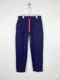 Petrol Industries Girls Navy Blue Nautical Print Jogger Pants - Size 128 (7-8 Years) AB1