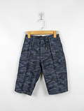 Boys Blue Camouflage Print Casual Shorts - Size 150 cm Estimated Age 12 Years AB2