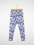 TITLE: Dedoles Kids Ocean Pufferfish Print Organic Cotton Leggings - Size 10-12y AB1