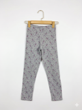 Matalan Girls Heather Grey "I Love Girlswear" Unicorn Leggings - Size 12 Years (Estimated Age 11-12) AB1