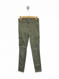 Blue Ridge Girls Jade Green "Jane Combat" Slim Fit Cargo Pants - Size 152 Estimated Age 11-12 Years AB1