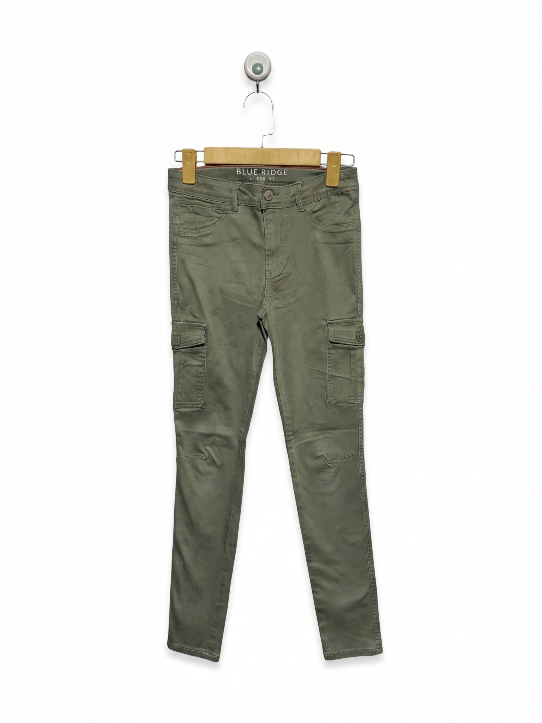 Blue Ridge Girls Jade Green "Jane Combat" Slim Fit Cargo Pants - Size 152 Estimated Age 11-12 Years AB1