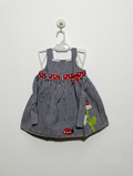 Emily Rose Girls Navy Blue Gingham "Ladybug" Sundress - Size Estimated Age 12 Months AB2