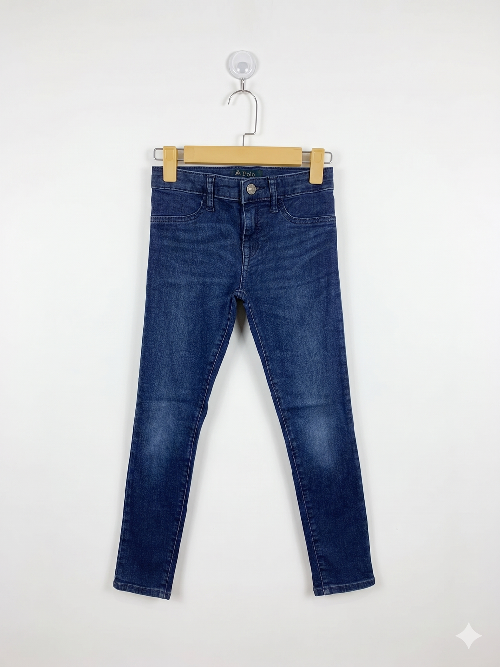 Polo Ralph Lauren Kids Dark Indigo Slim-Fit Denim Jeans - Size Estimated Age 10 Years AB1