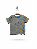 George Boys Grey "Hey Duggee" All-Over Print Graphic Tee - Size Estimated Age 2-3 Years AB2