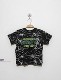 Matalan Boys Black "Gamer Level 100" Graphic T-Shirt - Size 7 Years, Estimated Age 7 Years AB2