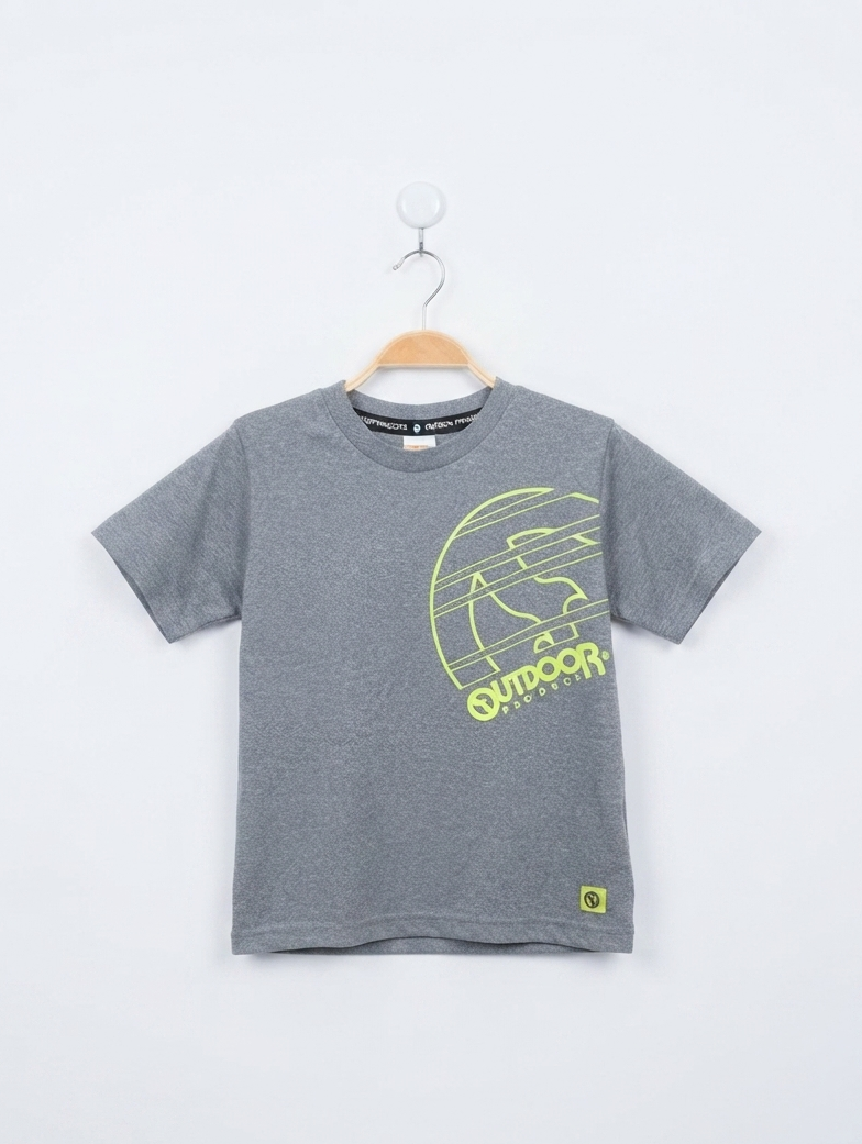 Outdoor Products Boys Grey "Adventure" Graphic T-Shirt - Size Estimated Age 9-10 Years AB2