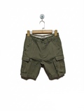 Next Brand Boys Olive Green Cargo Shorts - Size 10 Years Estimated Age 10 Years AB2