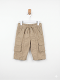 Topolino Boys Khaki Ripstop Cargo Shorts - Size 122 (Estimated Age 6-7Y) AB1