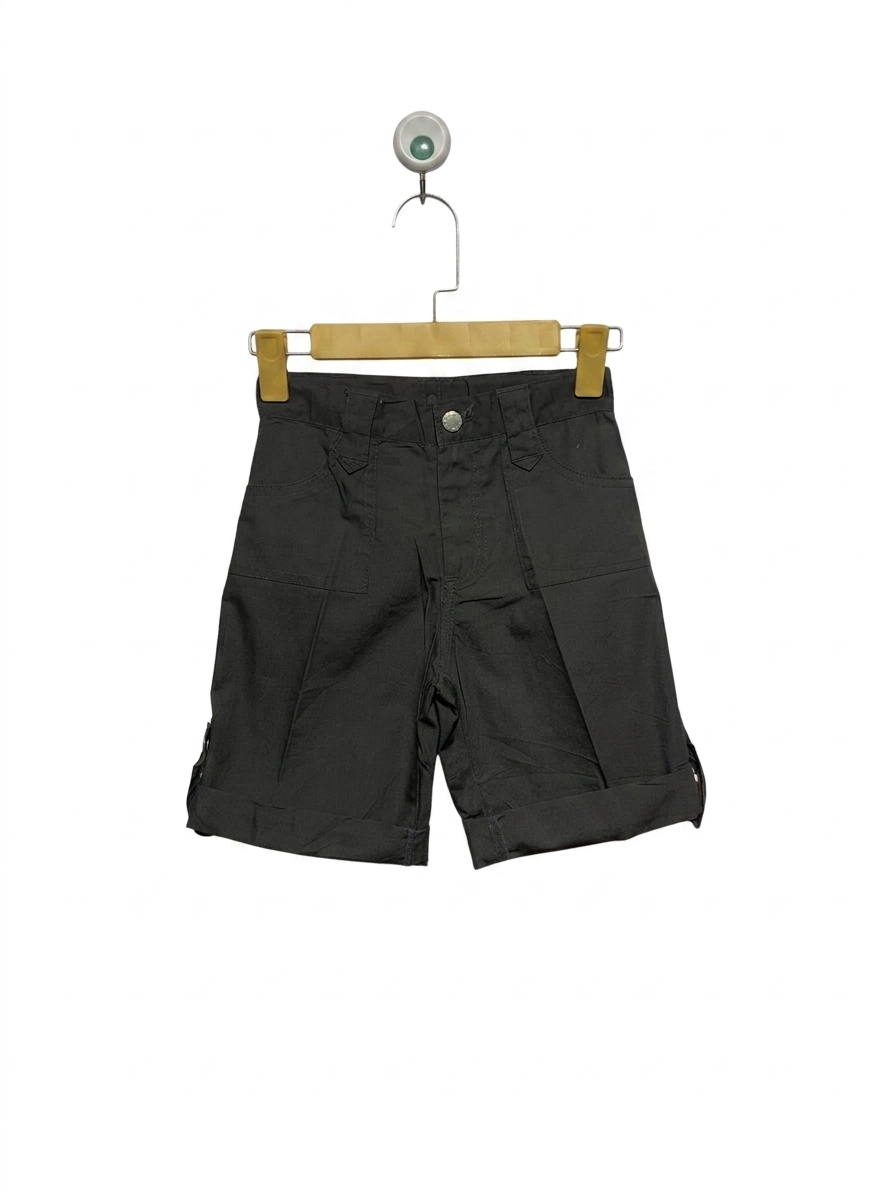 Z-Kids Boys Slate Grey "Tactical Adventure" Cargo Shorts - Size Estimated Age 9–10 Years AB1