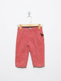 KIDS Boys Red & White Pinstripe Casual Trousers - Size 122, Estimated Age 6-7 Years AB2