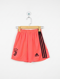 Adidas Girls Bright Red "Juventus" Sports Shorts - Size Estimated Age 11-12 Years AB2