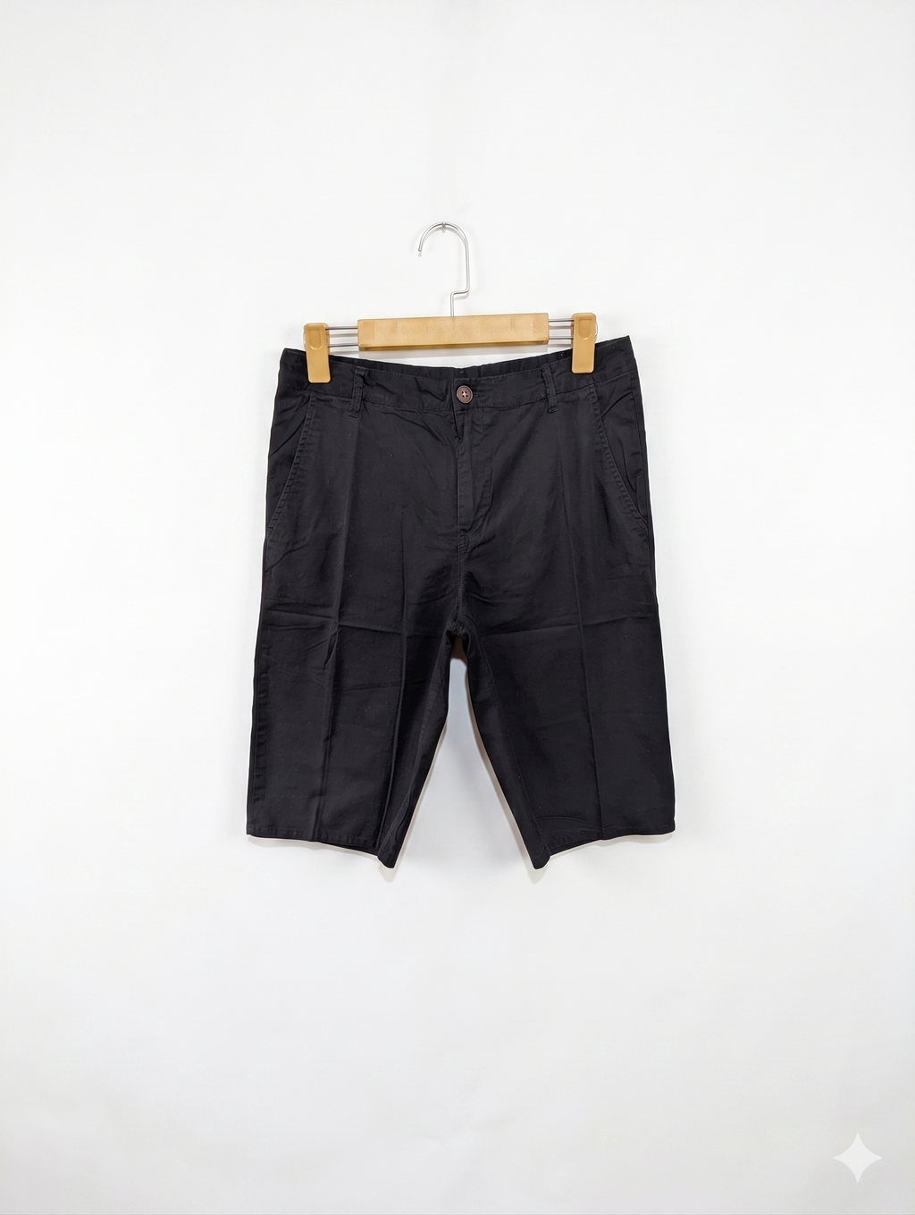 H&M Boys Chino Shorts Black - Size EUR 170 Estimated Age 14Y+ AB1