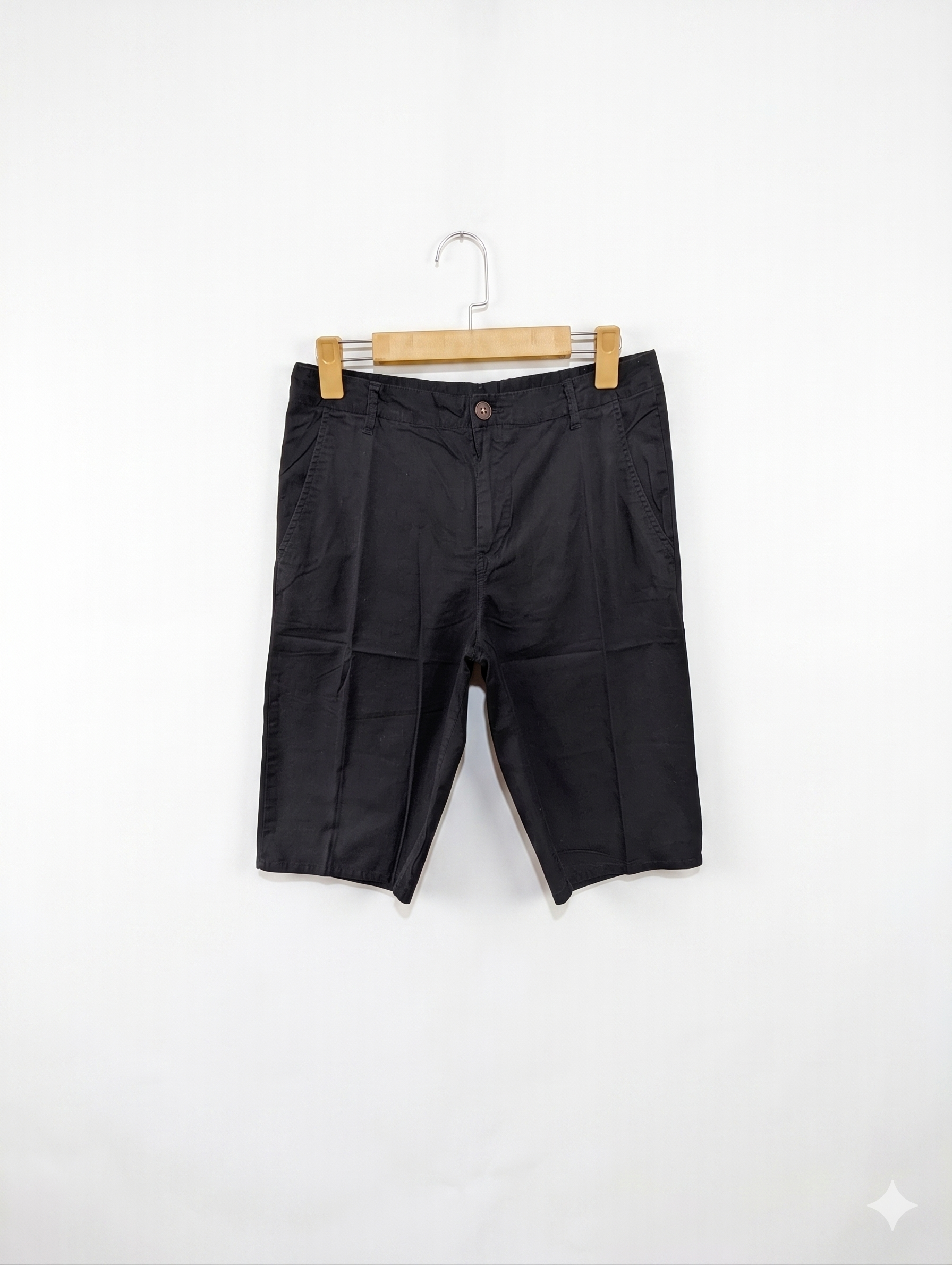 H&M Boys Chino Shorts Black - Size EUR 170 Estimated Age 14Y+ AB1
