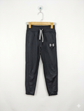 Under Armour Unisex Boys Girls Charcoal Grey Fleece Jogger Pants - Size YXS Estimated Age 5-6 Years AB1
