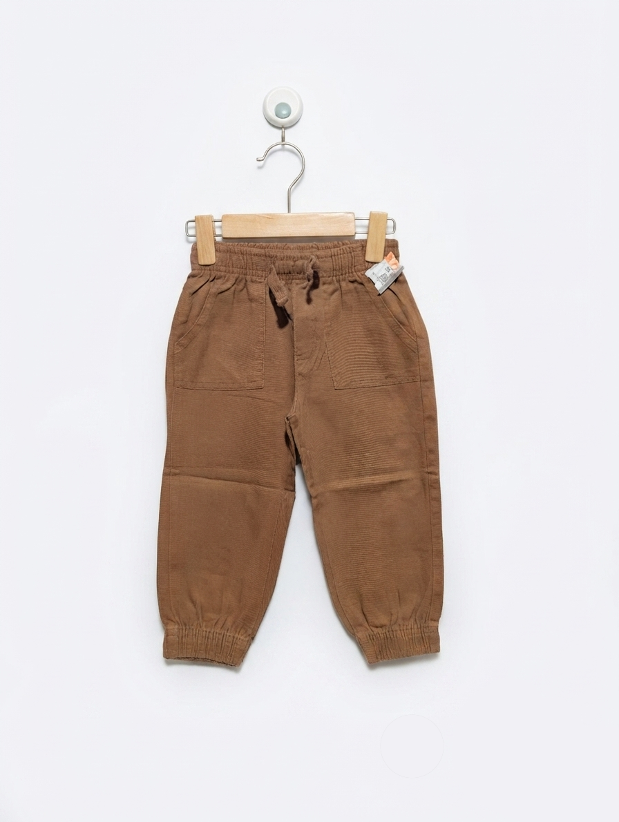 Garanimals Boys Caramel Brown Casual Jogger Pants - Size Estimated Age 2T AB2