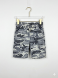 The Children's Place Boys' Grey Camouflage Cargo Shorts - Size 5 AB1