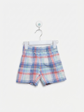 Carter's Boys Multicolor Plaid Casual Shorts - Size Estimated Age 18M AB2