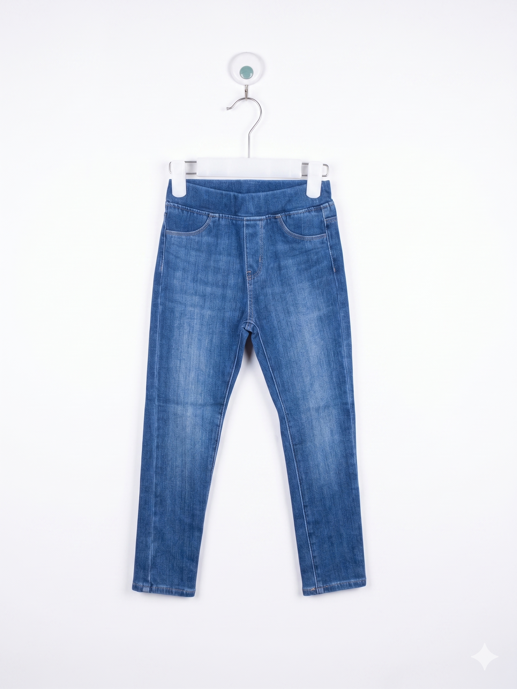Uniqlo Kids Ultra Stretch Denim Leggings - Size 4-5 Years AB1