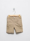 Primark Boys Khaki "Utility" Cargo Shorts - Size 5-6 Years (Estimated Age 5-6 Years) AB2