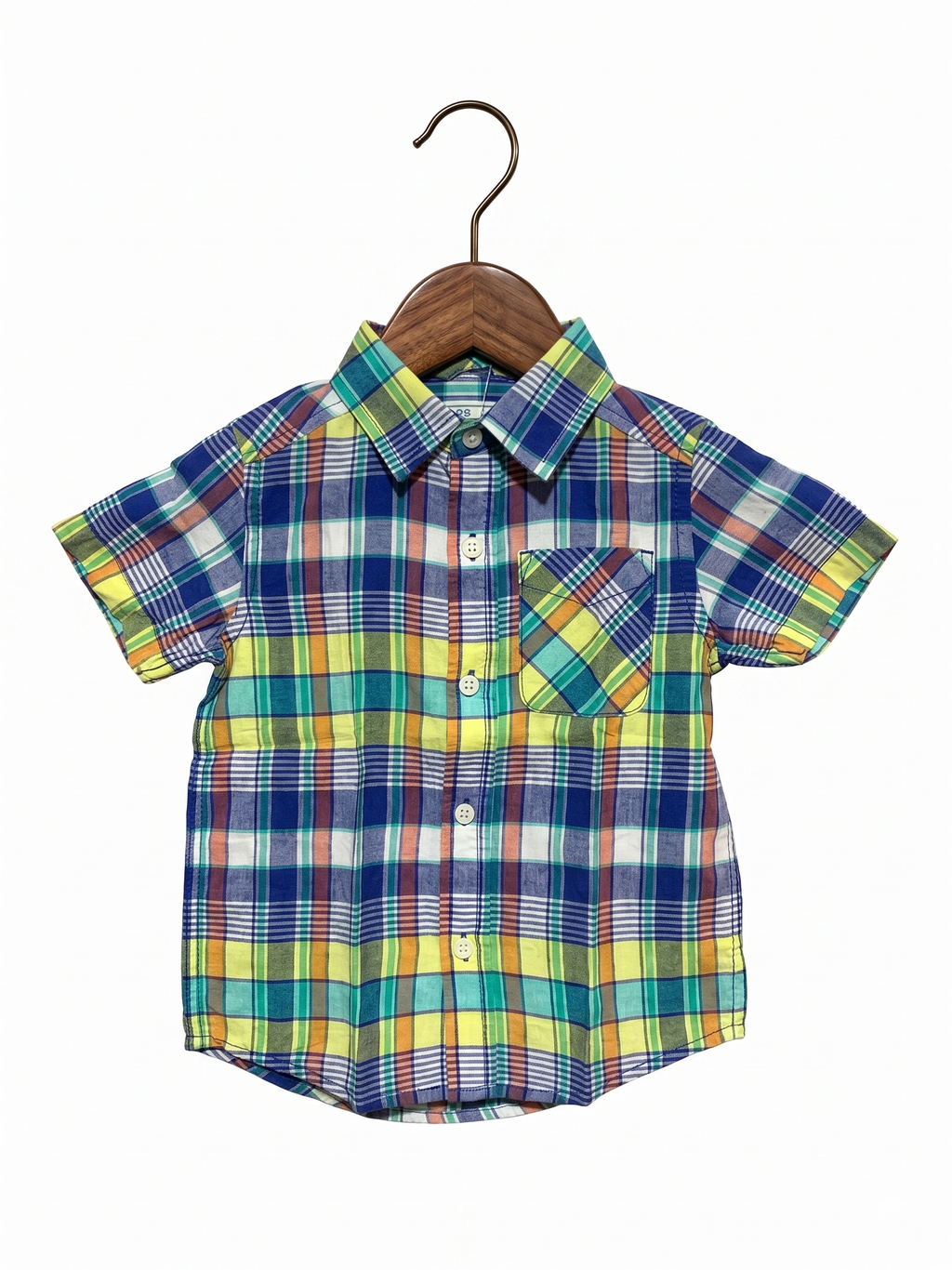 The Children's Place Boys Multi-Color Plaid Button-Down Shirt - Size 3T AB1