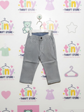L.O.G.G. by H&M Baby Boys Blue & White Striped Casual Trousers - Size 6-9M Estimated Age 6-9 Months AB2
