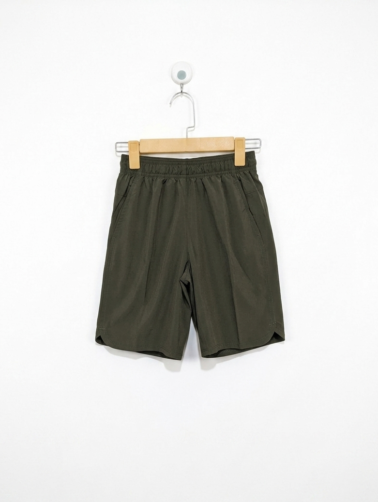 All in Motion Girls Olive Green Performance Athletic Shorts - Size M (8/10) (Estimated Age 8-10 Years) AB2
