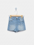 Mayoral Girls Light Wash Denim Casual Shorts - Size 8 Years Estimated Age 8 Years AB2