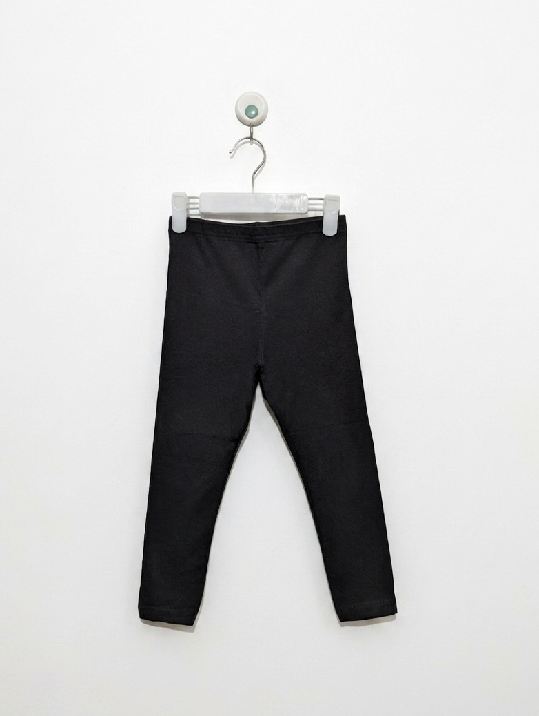 Primark Girls Classic Black Stretchy Leggings - Size 5-6 YRS Estimated Age 5-6 Years AB2